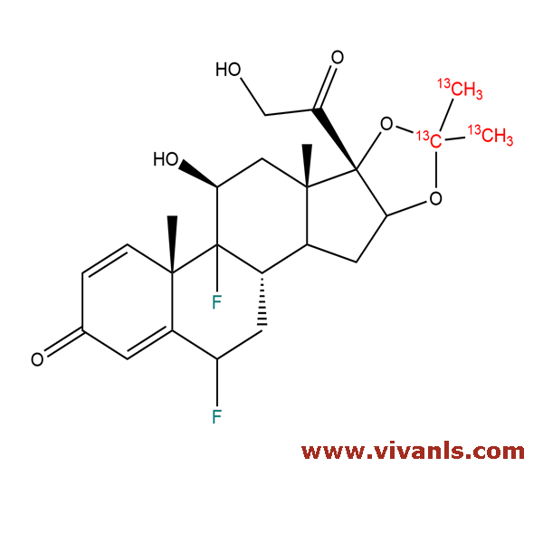 Stable Isotope Labeled Compounds-Fluocinolone Acetonide-13C3-1663663638.png
